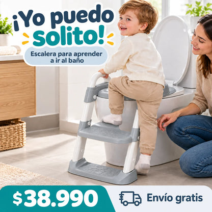 Asiento Adaptador Escalera Inodoro Niños