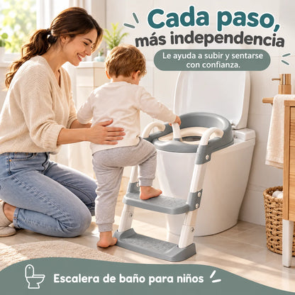 Asiento Adaptador Escalera Inodoro Niños